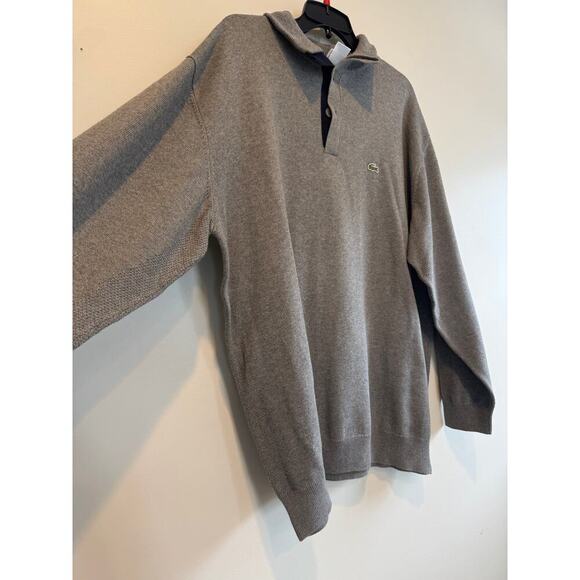 Lacoste Gray Men’s Regular Fit Paris Stretch Piqué Polo 2XL - Picture 3 of 4